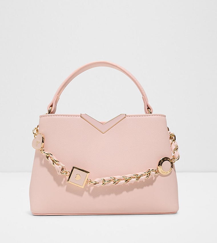 VALENTYA Textured Top Handle Bag