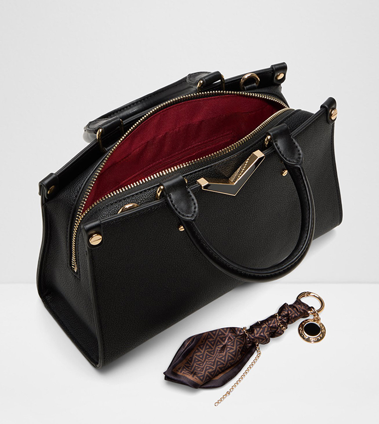 VALERRYA Textured Satchel Bag