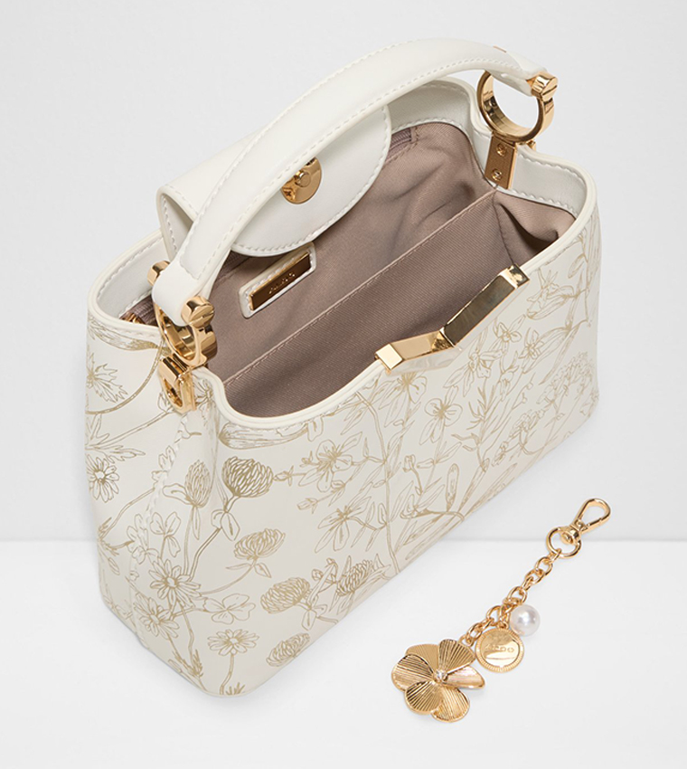 VALFLORA Printed Top Handle Bag