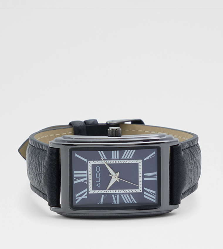 VALIK Square Blue Dial Analog Watch