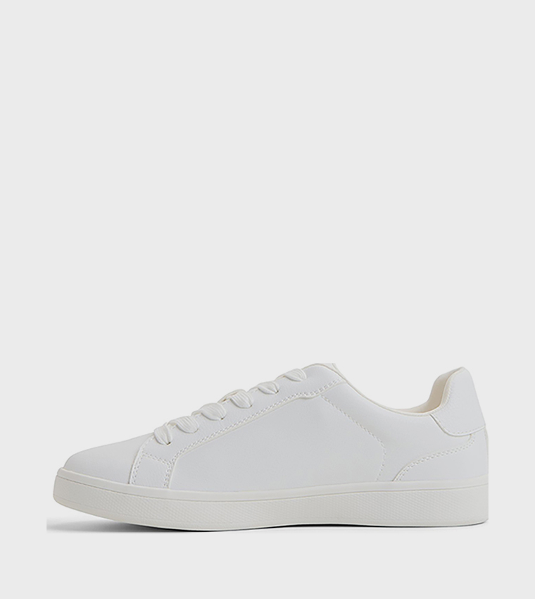 VALINA Round Toe Lace-Up Sneakers