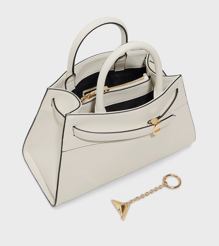 VASILIA Textured Satchel Bag