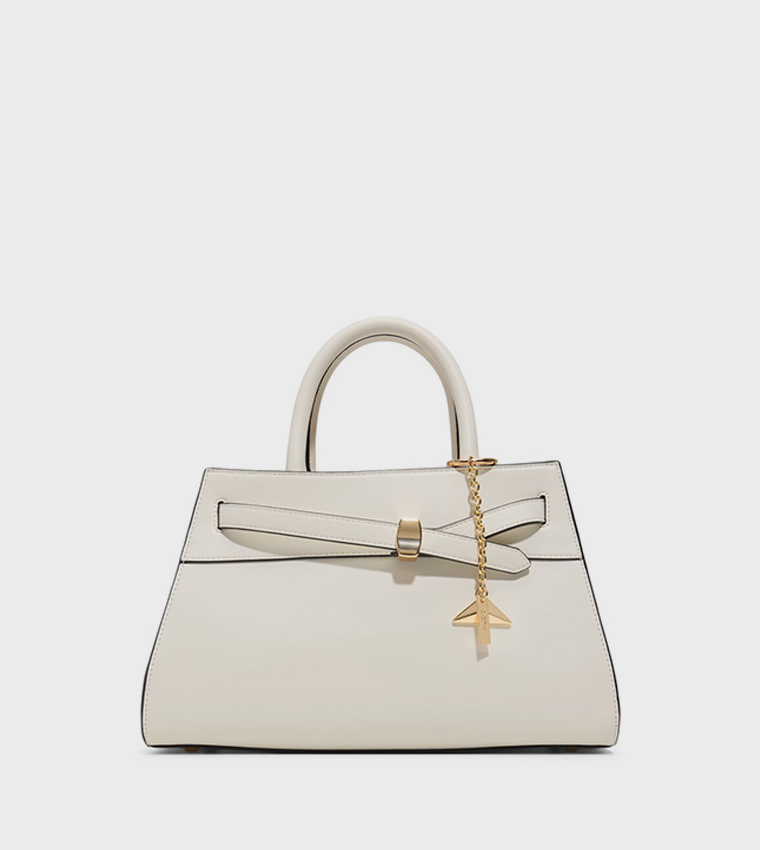 VASILIA Textured Satchel Bag