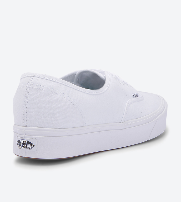 Ua Comfycush Authentic Lace Up Closure Sneakers - White VAWM7VNG