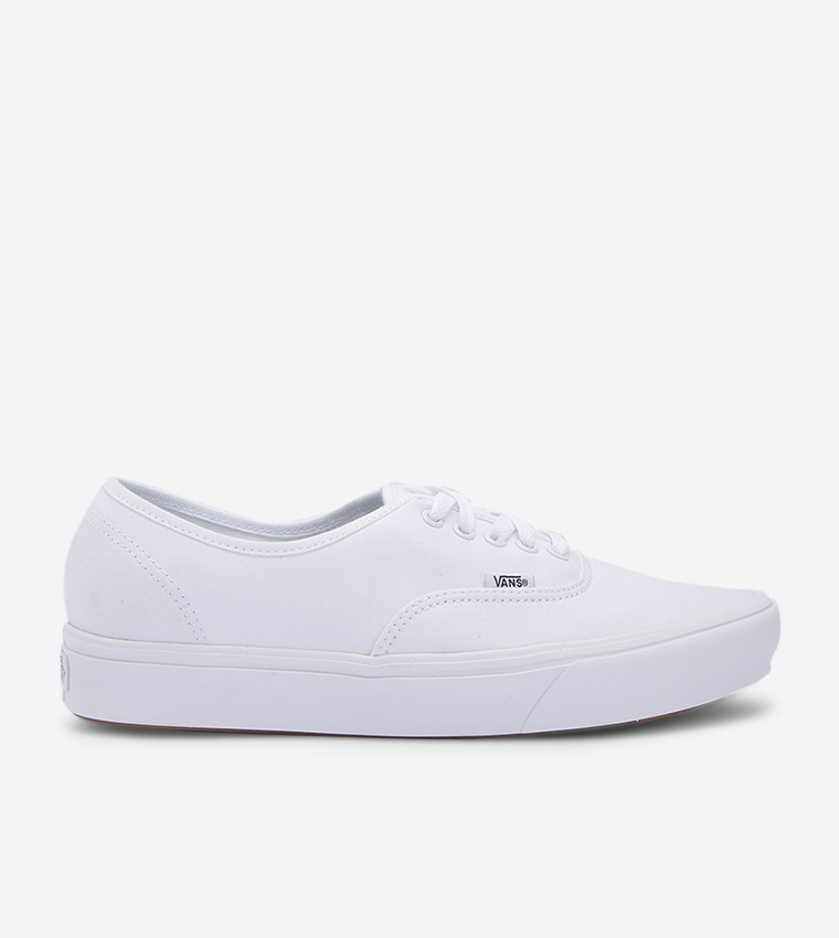 Ua Comfycush Authentic Lace Up Closure Sneakers - White VAWM7VNG