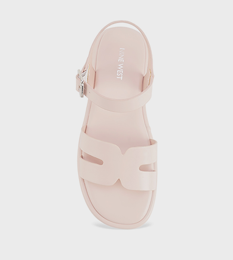 VELART Cut-Out Flatform Sandals