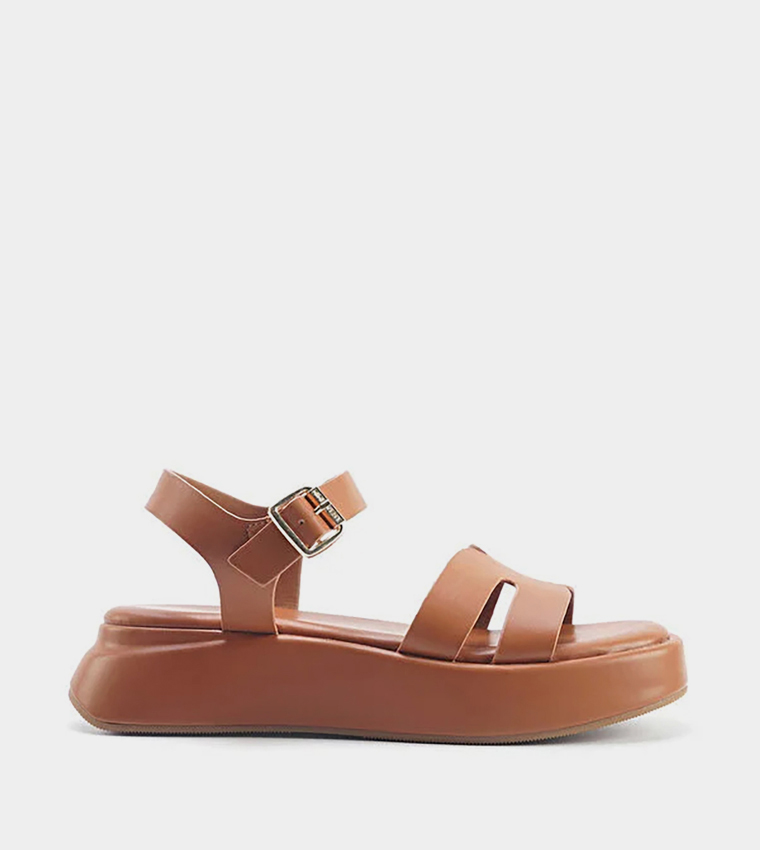 VELART 5FX Ankle Strap Platform Sandals