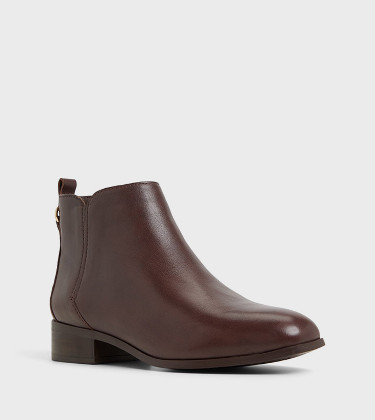 VERITY Leather Ankle Boots