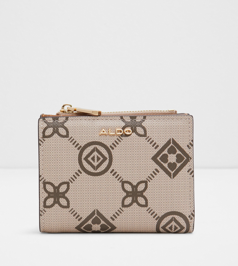 Buy Aldo VERVENE Patterned Bi Fold Wallet In Beige 6thStreet UAE