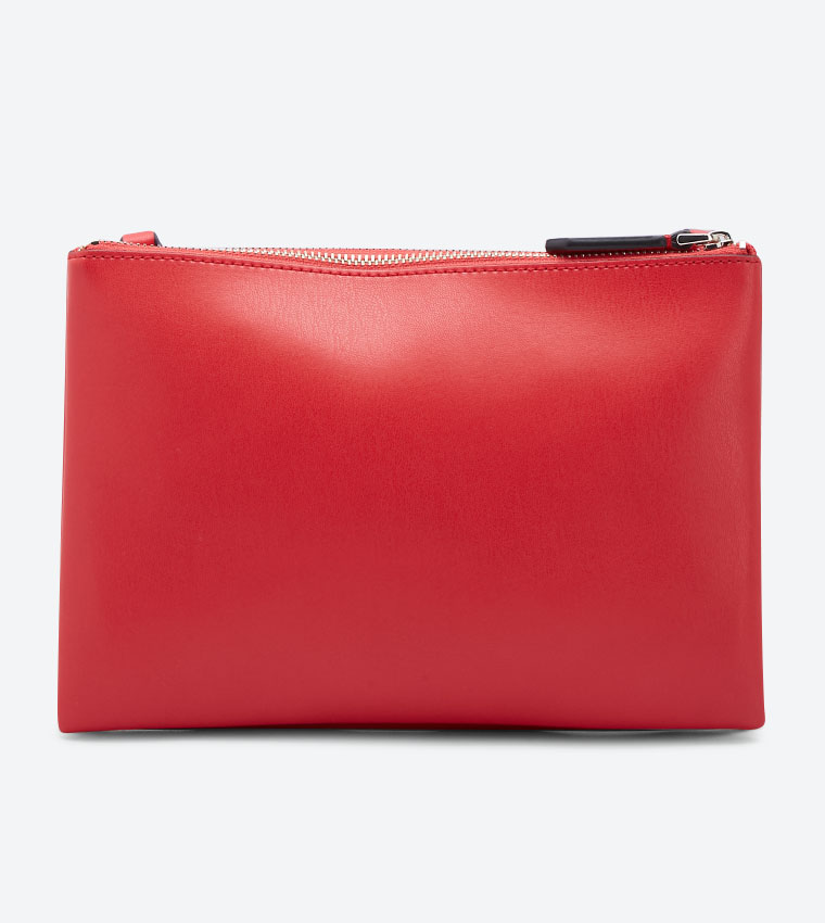 Buy Guess Lenia Mini Double Zip Cross Body Bag Red In Red 6thStreet UAE