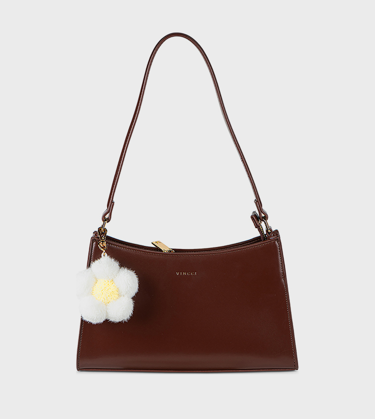 Floral Keyring Shoulder Bag