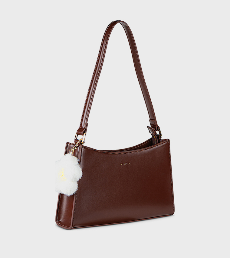 Floral Keyring Shoulder Bag