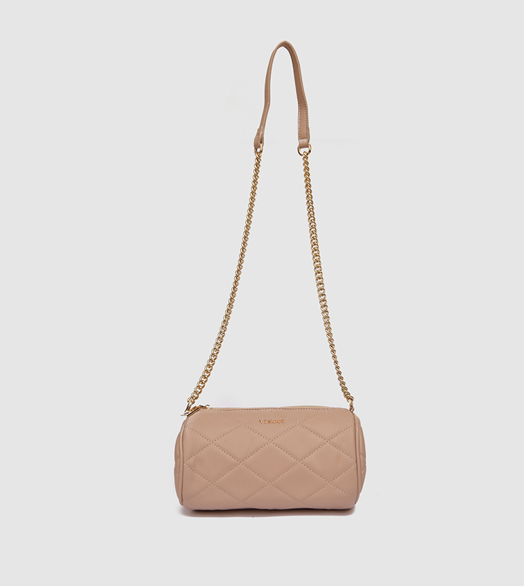 Buy VINCCI Quilted Crossbody Bag In Brown 6thStreet UAE