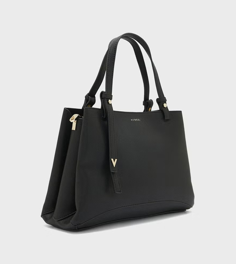 Logo Detail Satchel Bag
