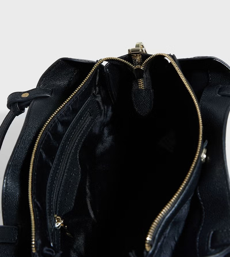 Logo Detail Satchel Bag
