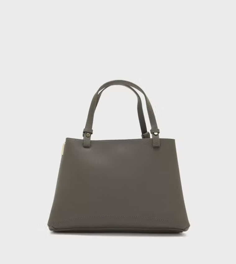 Textured Satchel Bag