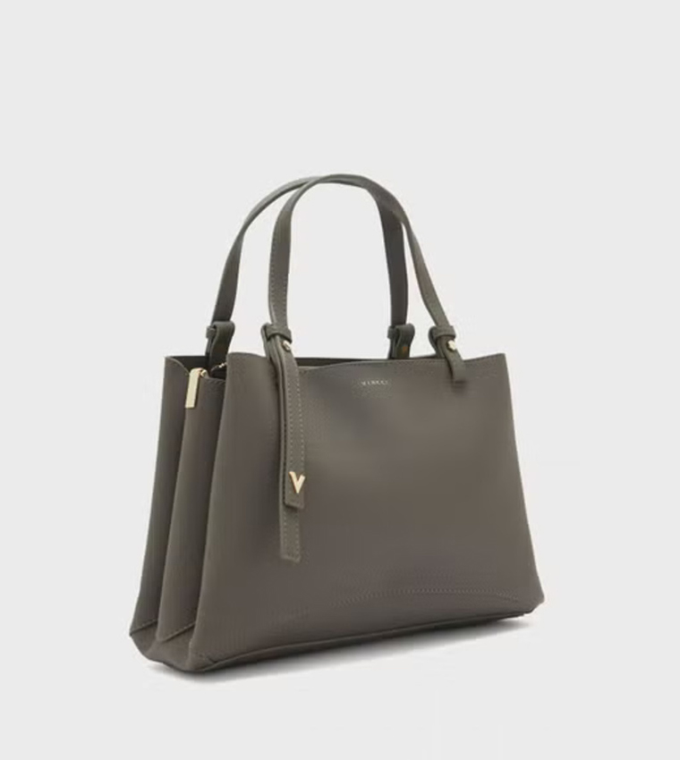 Textured Satchel Bag