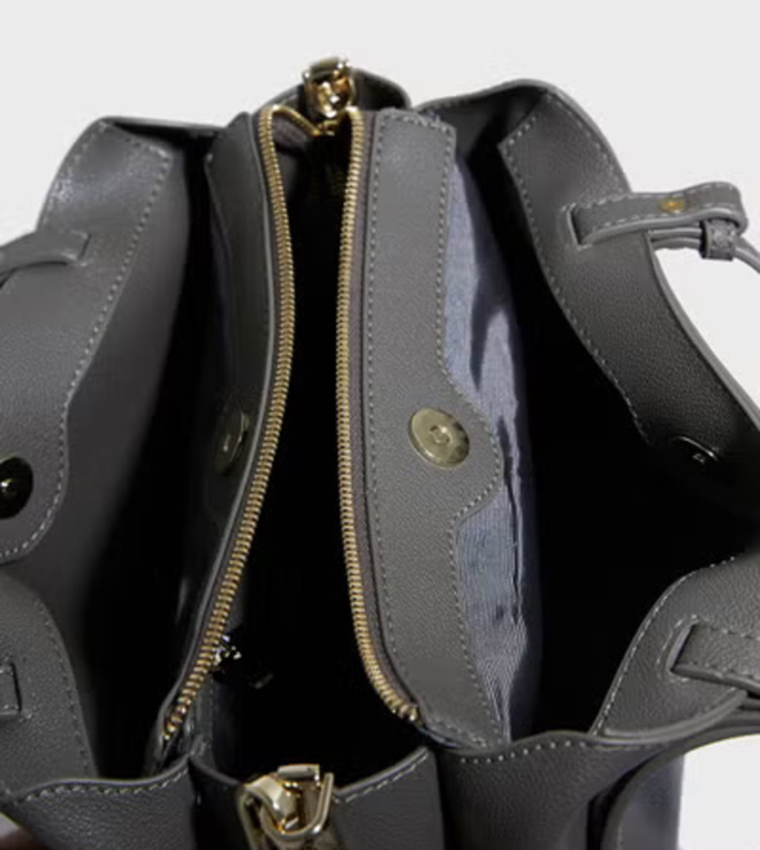 Textured Satchel Bag