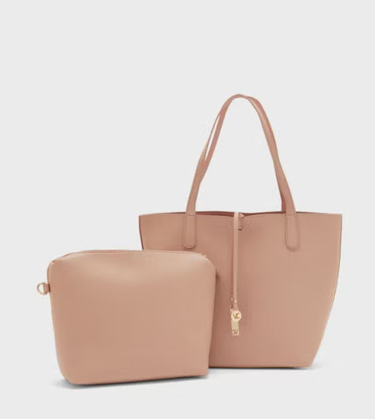 Textured Tote Bag Set