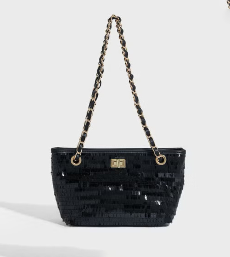 Sequined Shoulder Bag