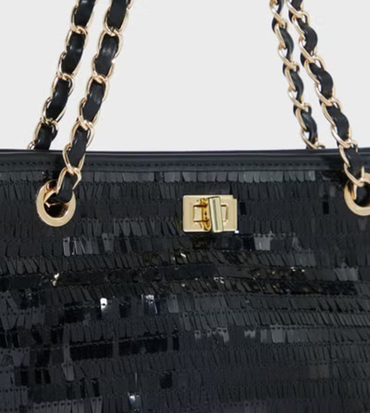 Sequined Shoulder Bag