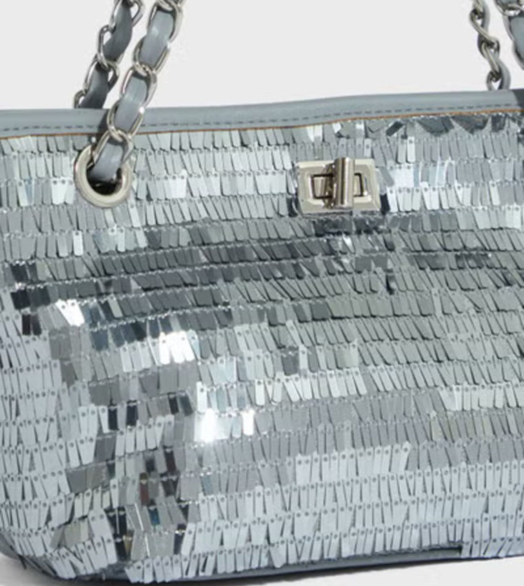 Sequined Shoulder Bag