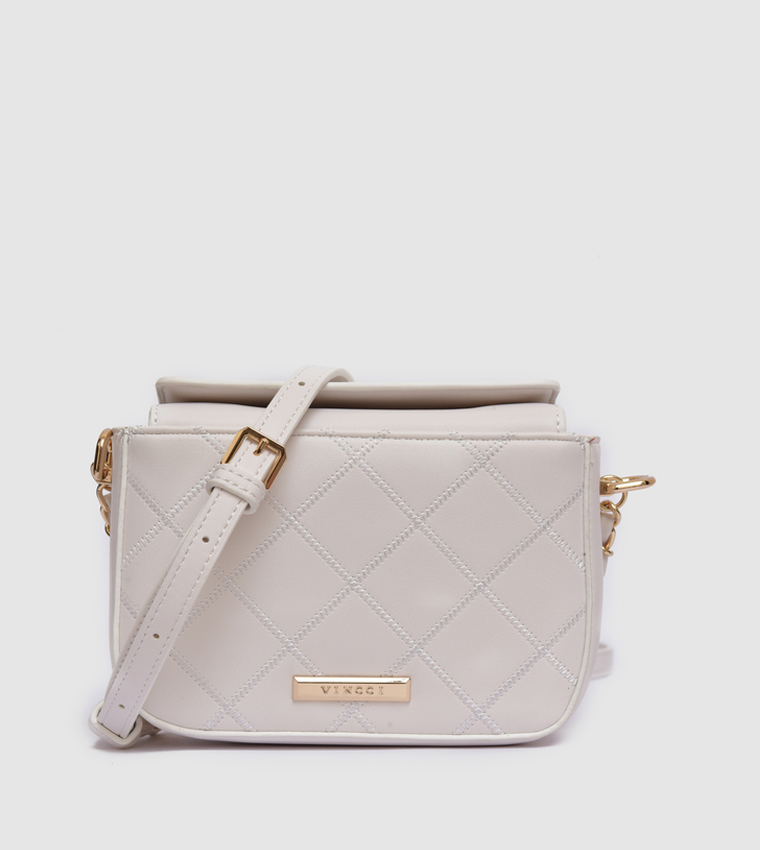 Stitch Detail Crossbody Bag