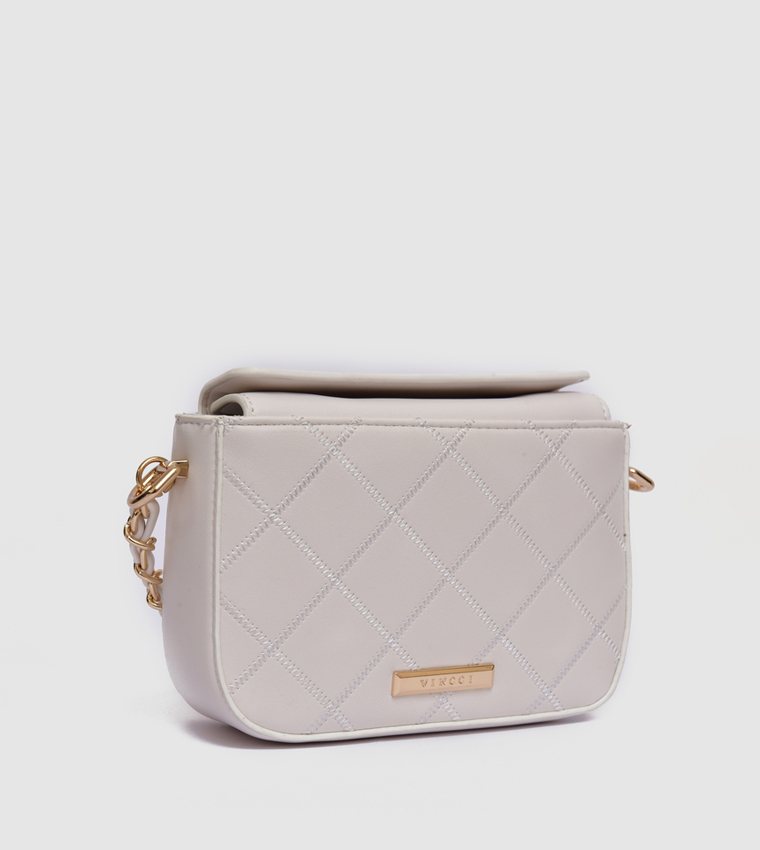 Stitch Detail Crossbody Bag