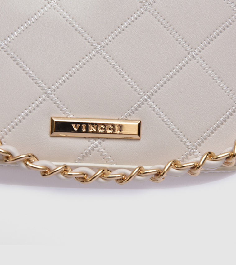 Stitch Detail Crossbody Bag