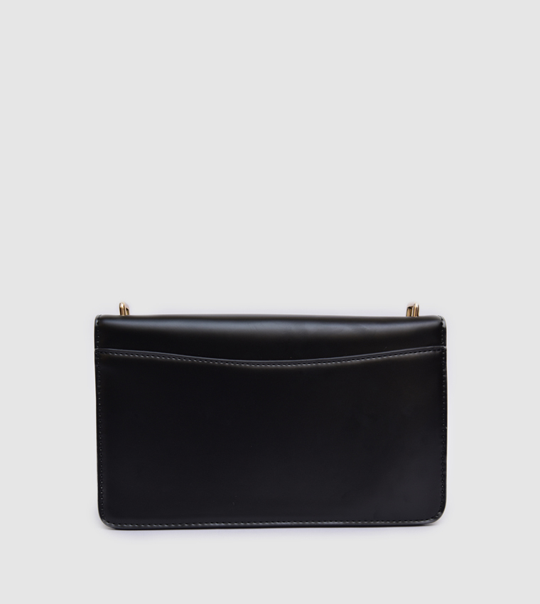 Flap Closure Crossbody Bag