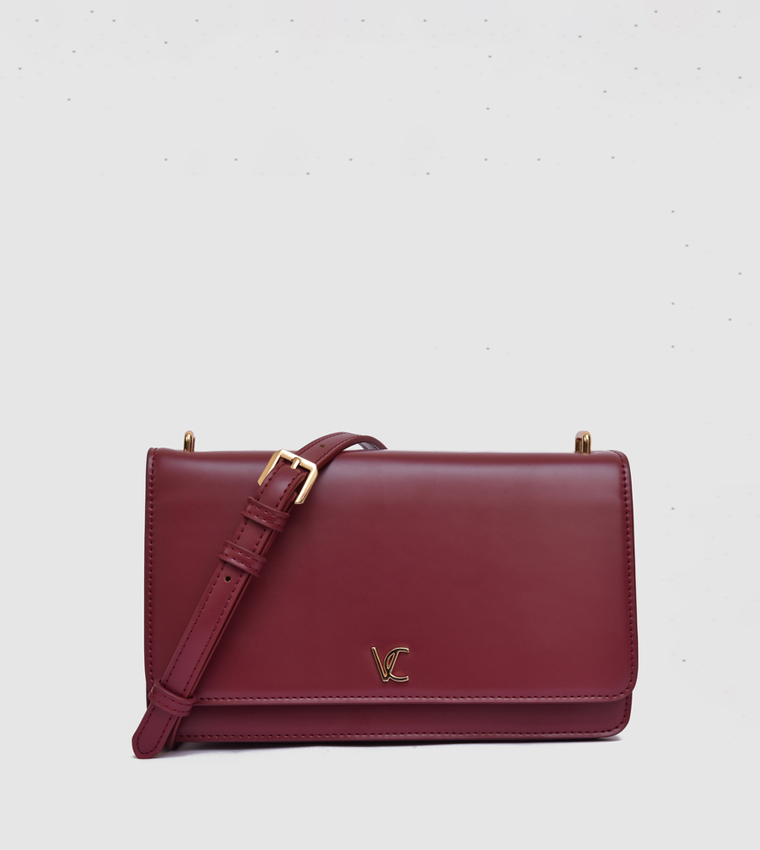 Flap Closure Crossbody Bag