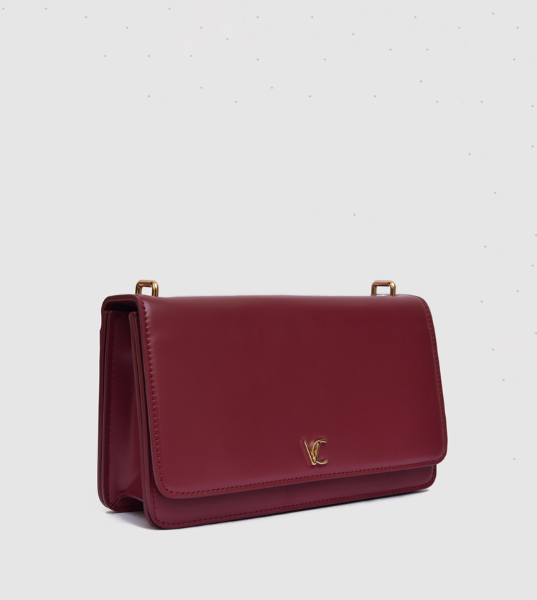 Flap Closure Crossbody Bag