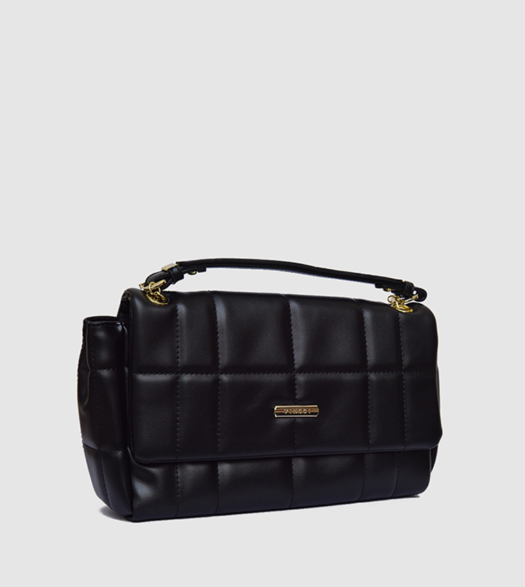 Quilted Convertible Crossbody Bag