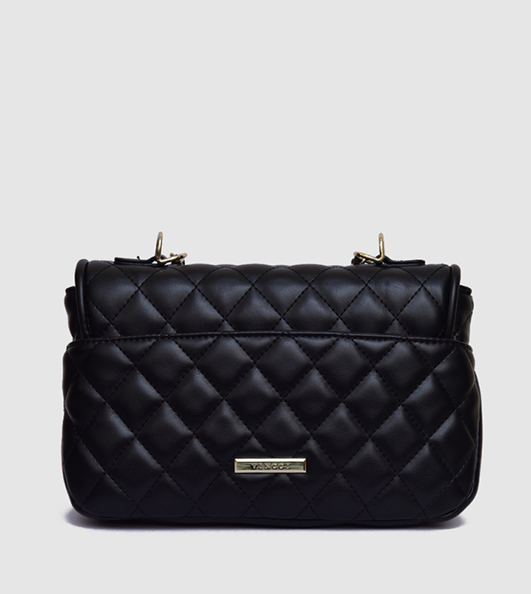 Quilted Flap Shoulder Bag