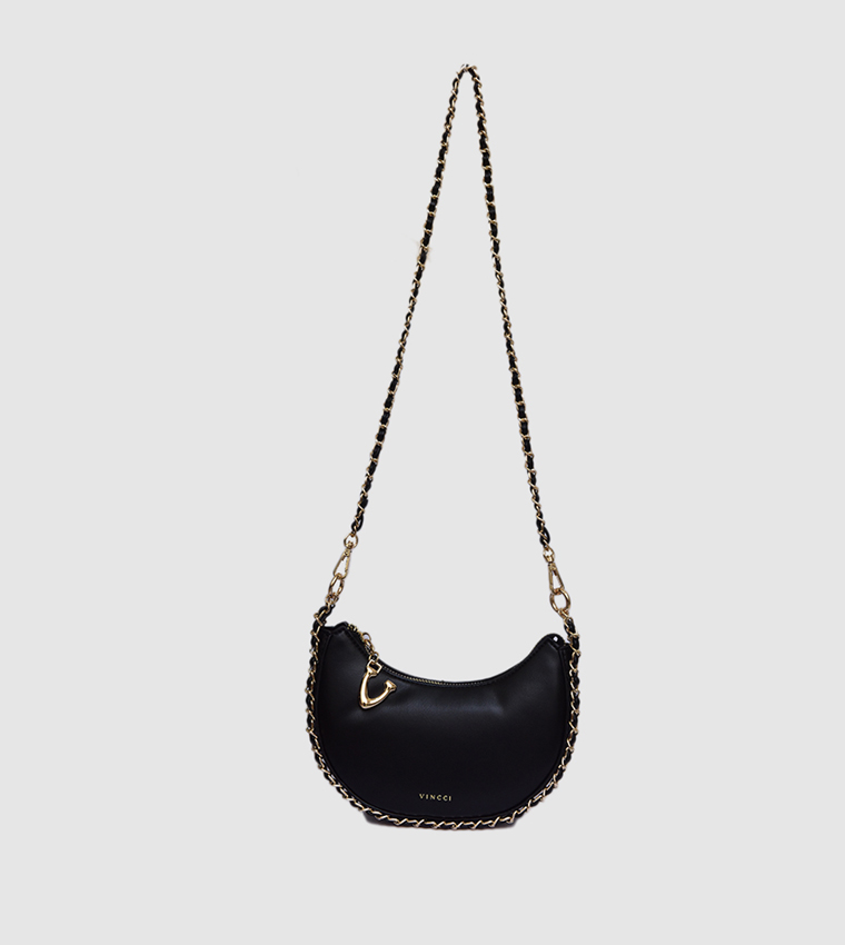 Chain Detailed Shoulder Bag