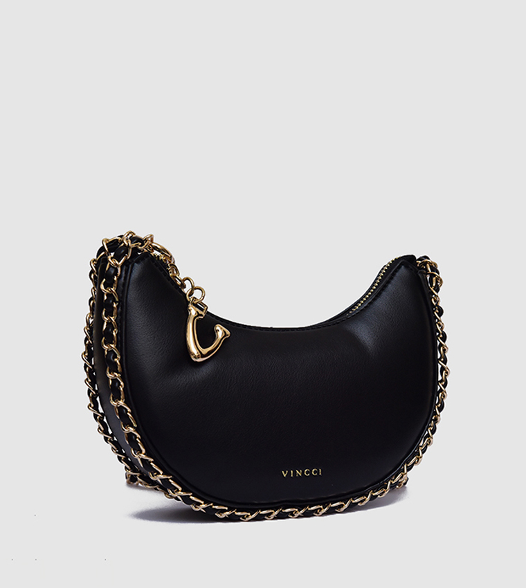 Chain Detailed Shoulder Bag