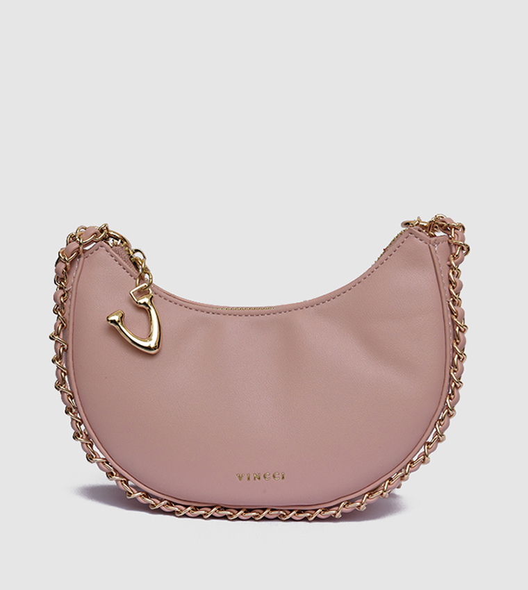 Chain Detailed Shoulder Bag