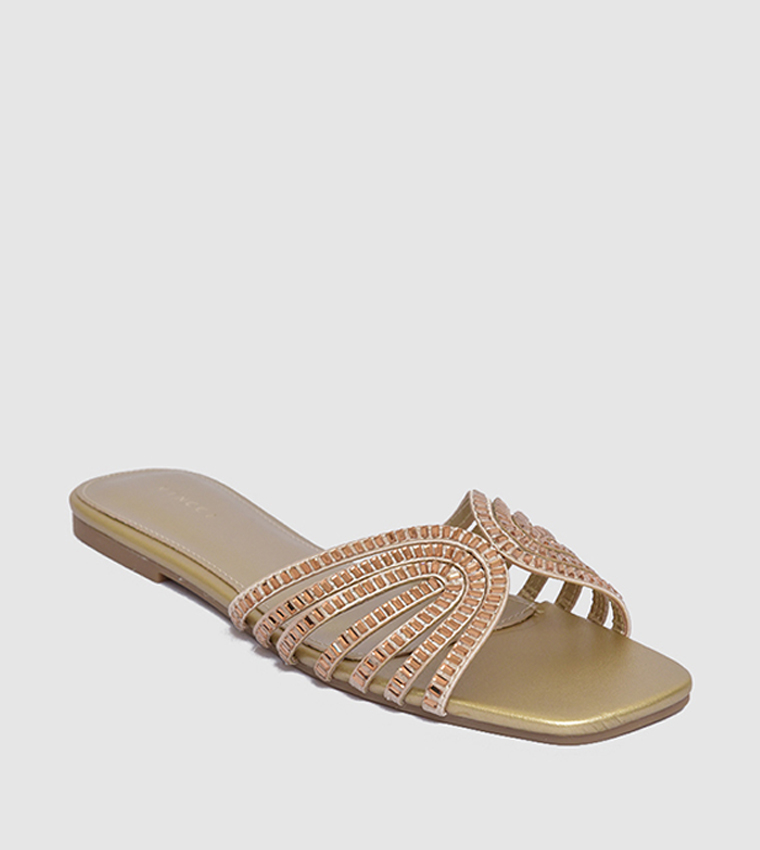 Multi Strap Flat Sandals