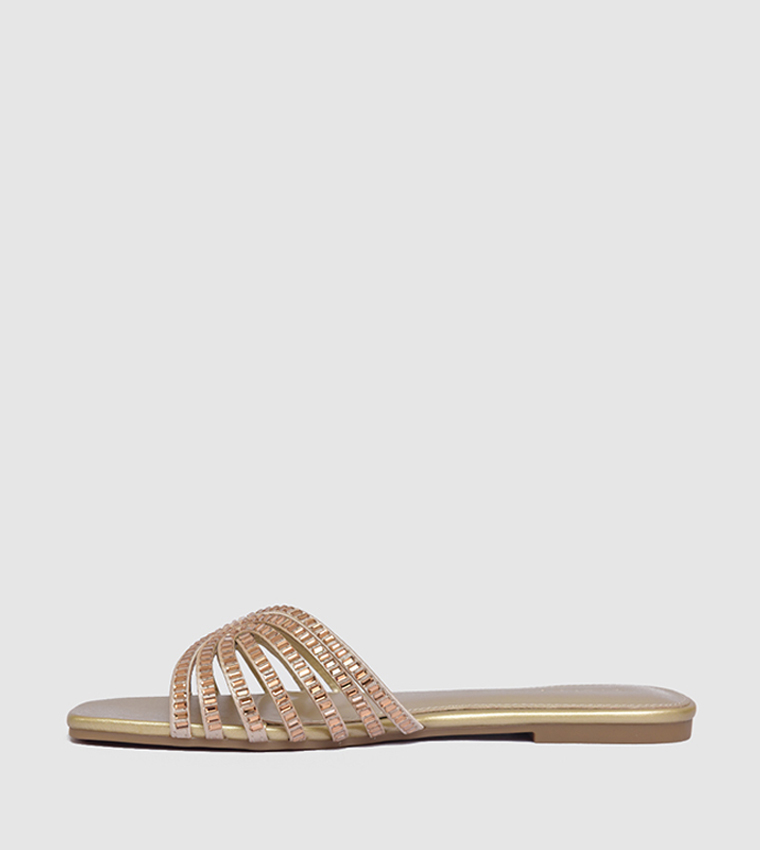 Multi Strap Flat Sandals
