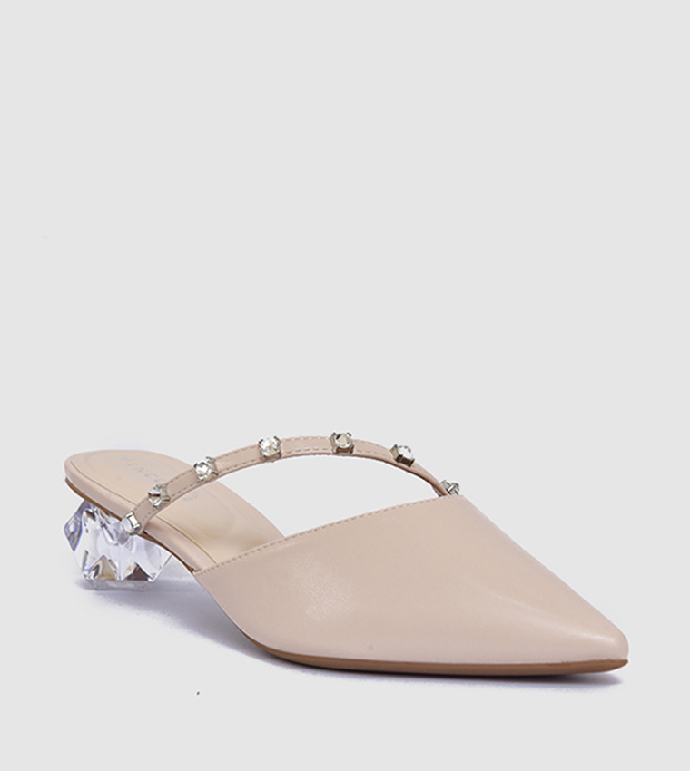 Embellished Pointed Toe Pumps