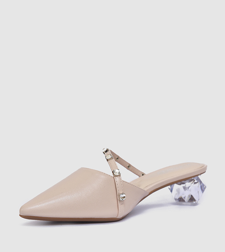 Embellished Pointed Toe Pumps