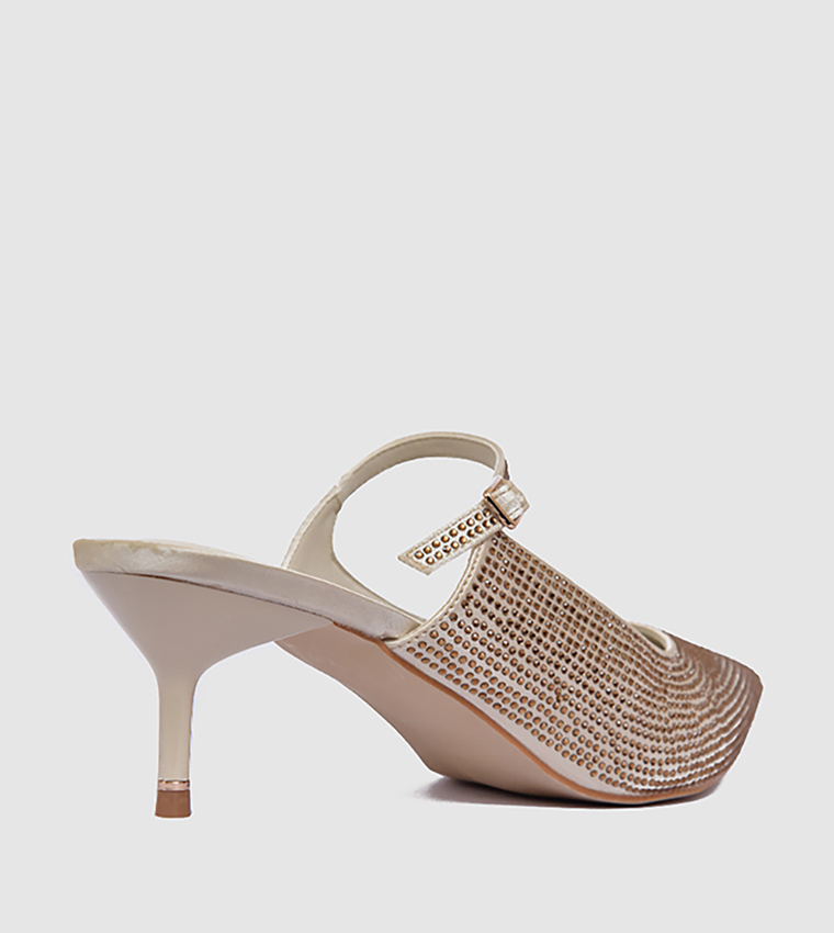 Embellished Pointed Toe Pumps