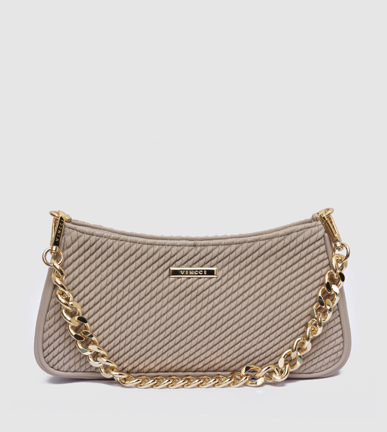 Quilted Chain Strap Shoulder Bag