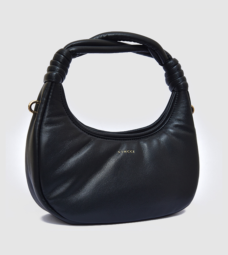 Knotted Handle Hobo Bag