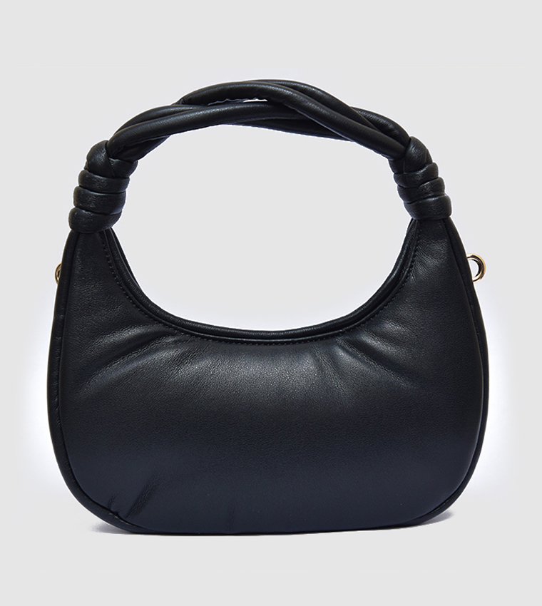 Knotted Handle Hobo Bag