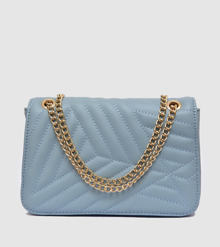 Quilted Chain Strap Shoulder Bag