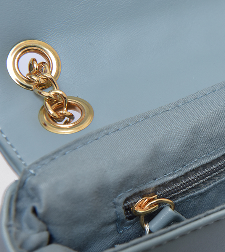 Quilted Chain Strap Shoulder Bag