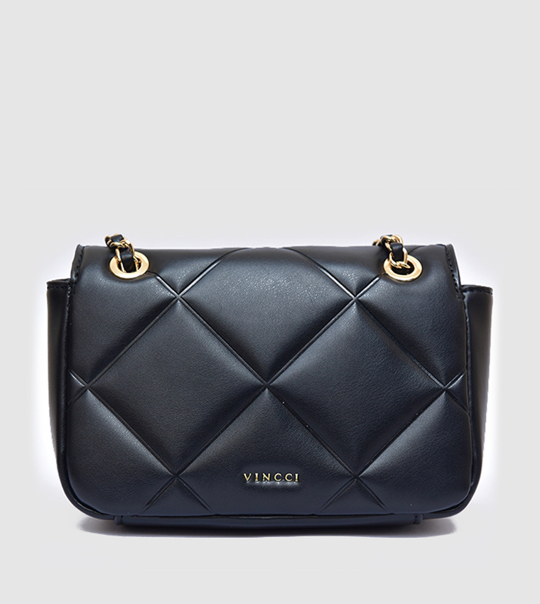 Quilted Chain Strap Shoulder Bag