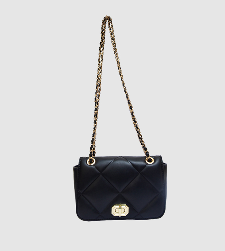 Quilted Chain Strap Shoulder Bag