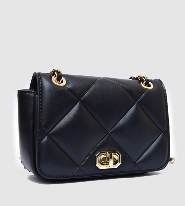 Quilted Chain Strap Shoulder Bag